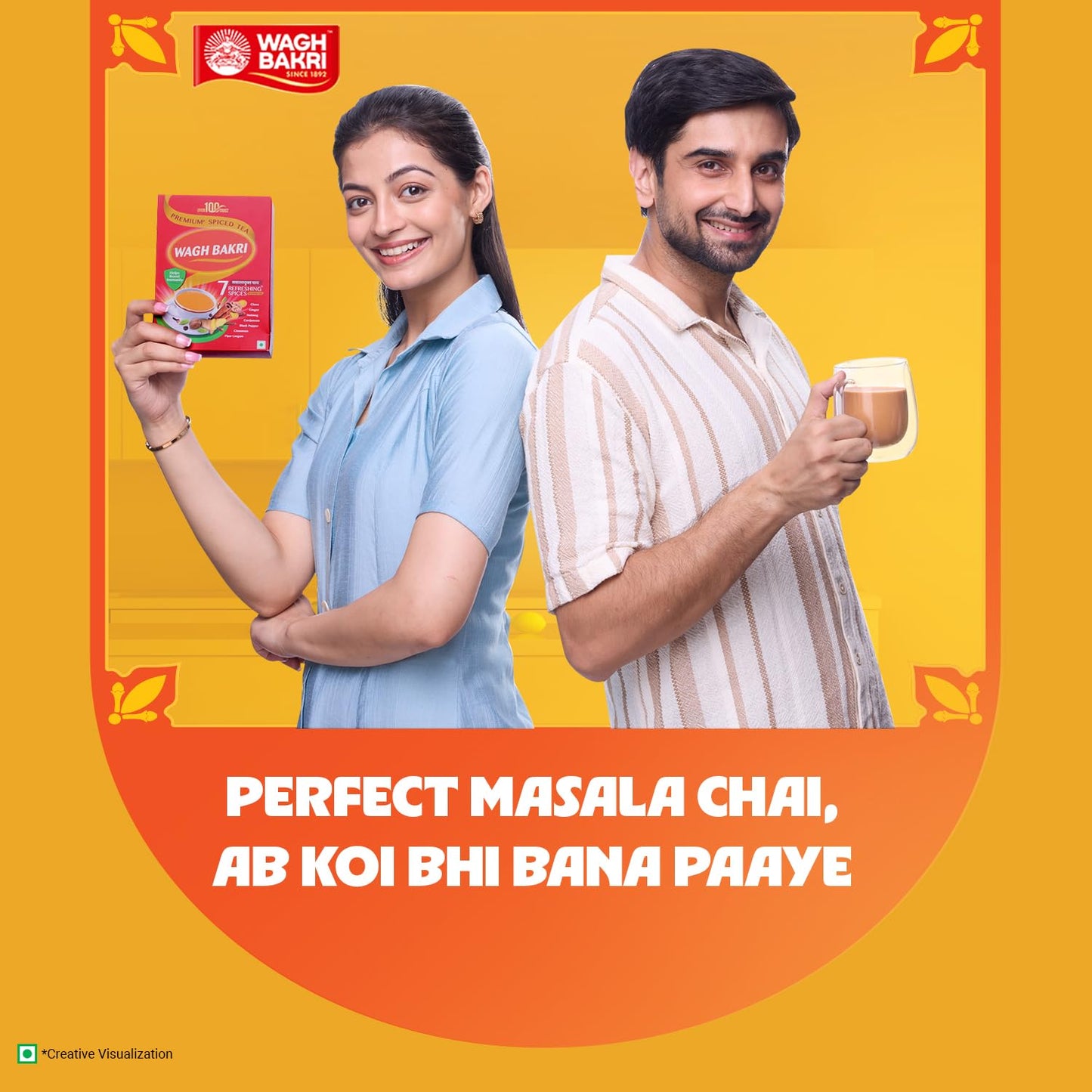 Wagh Bakri Premium Spiced Tea - 250g