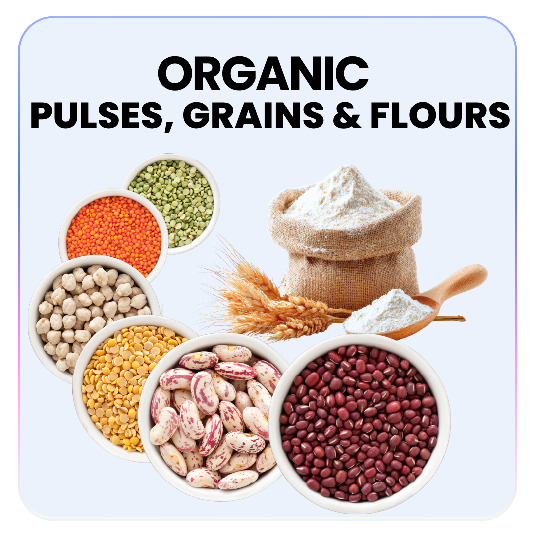 Organic Pulses, Grains & Flours