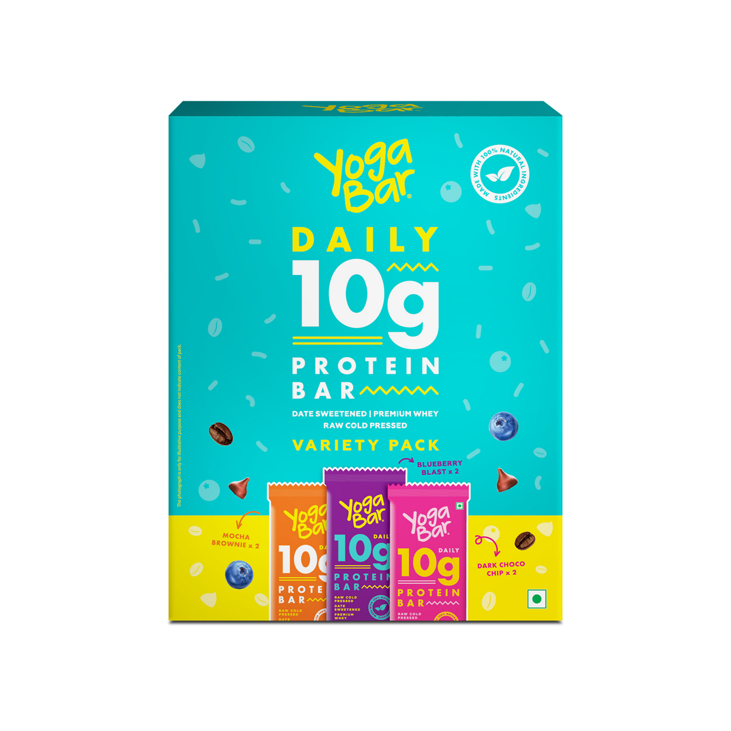 10g Protein Bar- Variety Pack (Pack of 6)