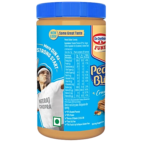 FunFoods Crunchy Peanut Butter - 750g