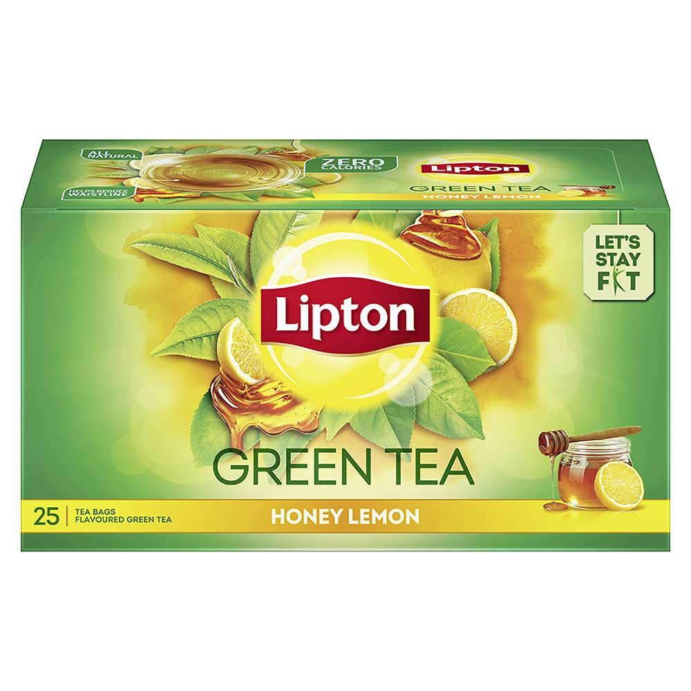 Lipton Honey Lemon Green Tea I Tea Bags - 25 Nos
