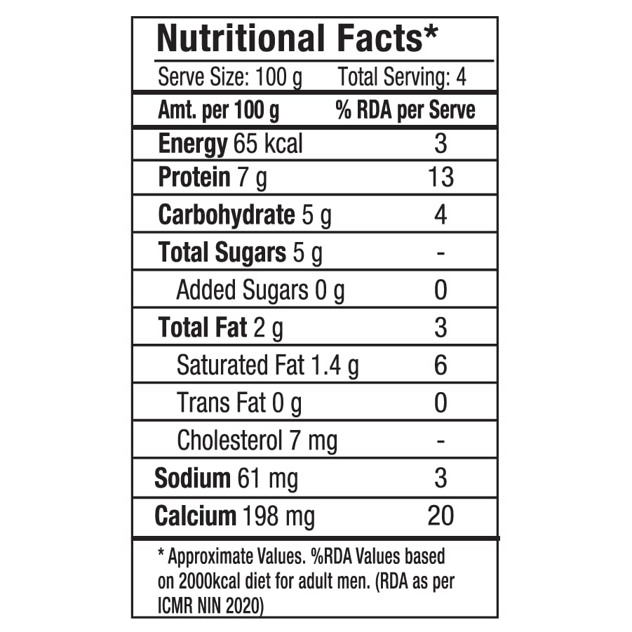 Epigamia Natural Greek Yogurt - 400g