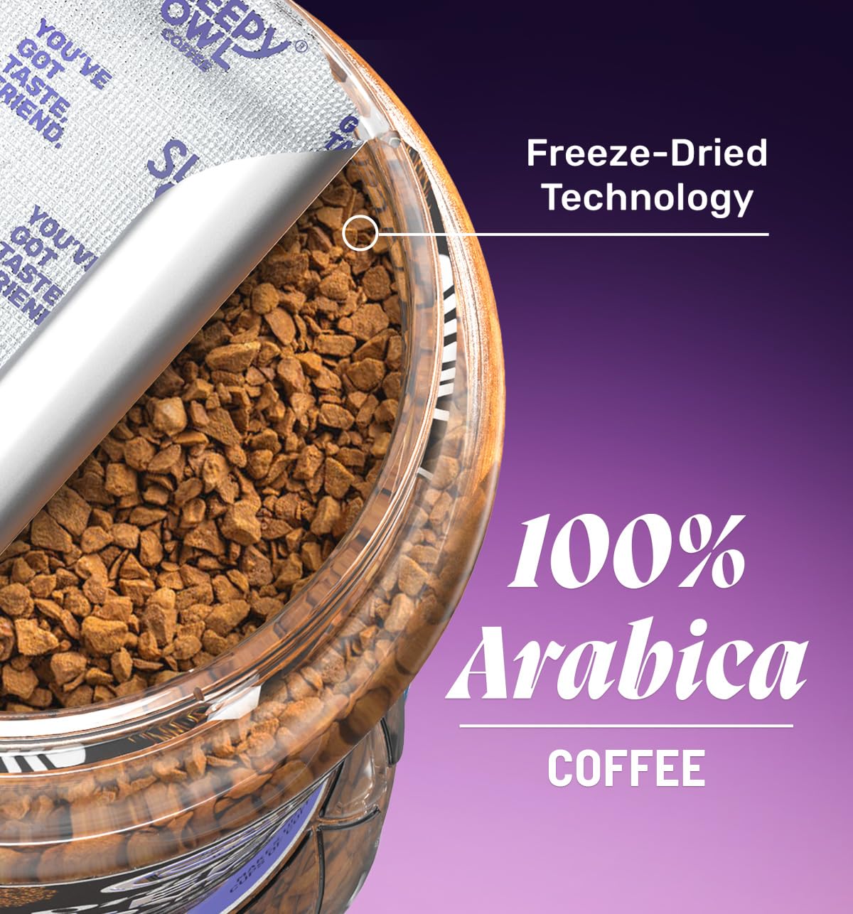 Sleepy Owl Original 100% Arabica Instant Coffee - 100g