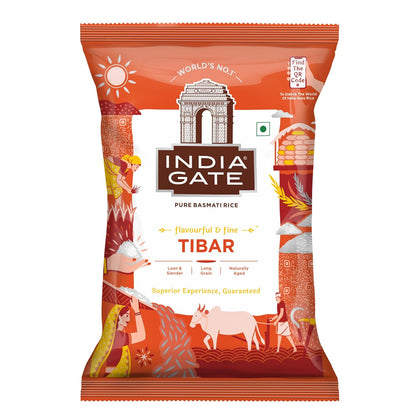 India Gate Basmati Rice Tibar - 1Kg
