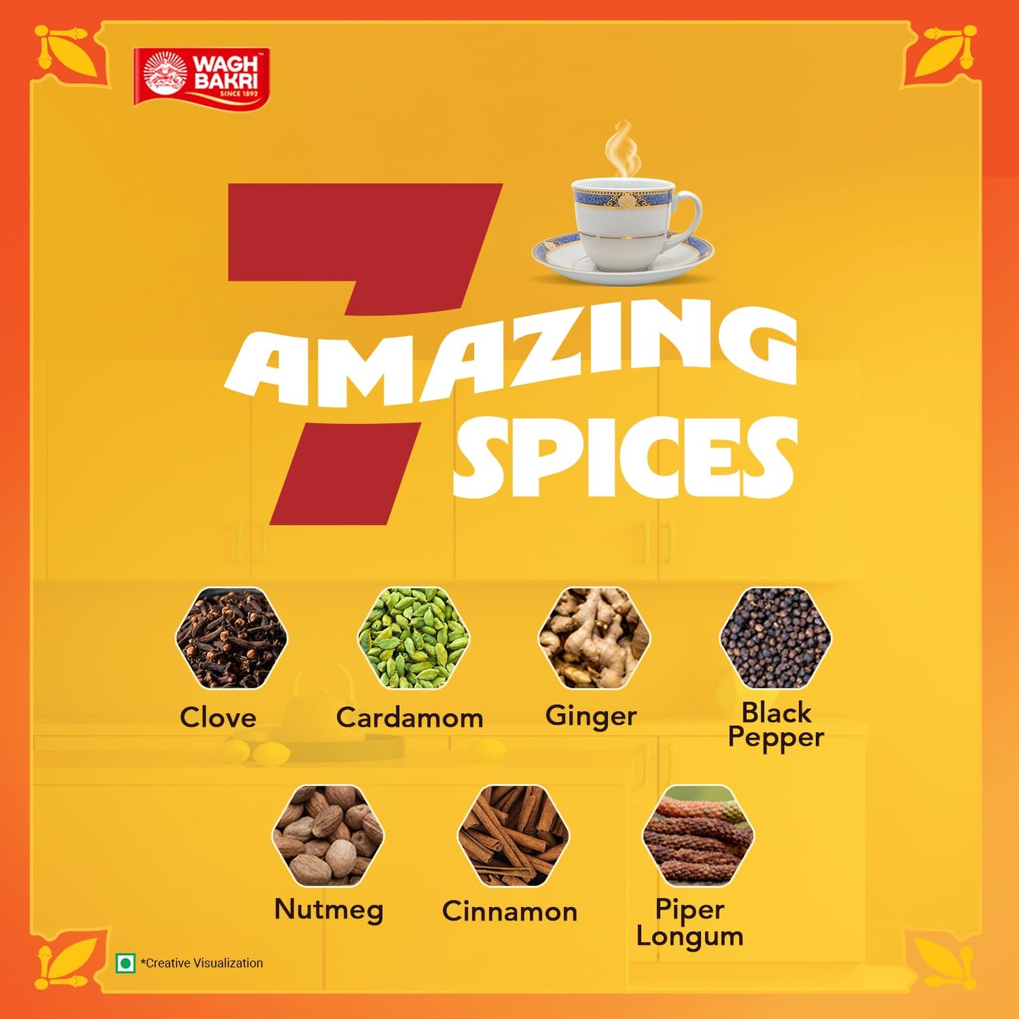 Wagh Bakri Premium Spiced Tea - 250g
