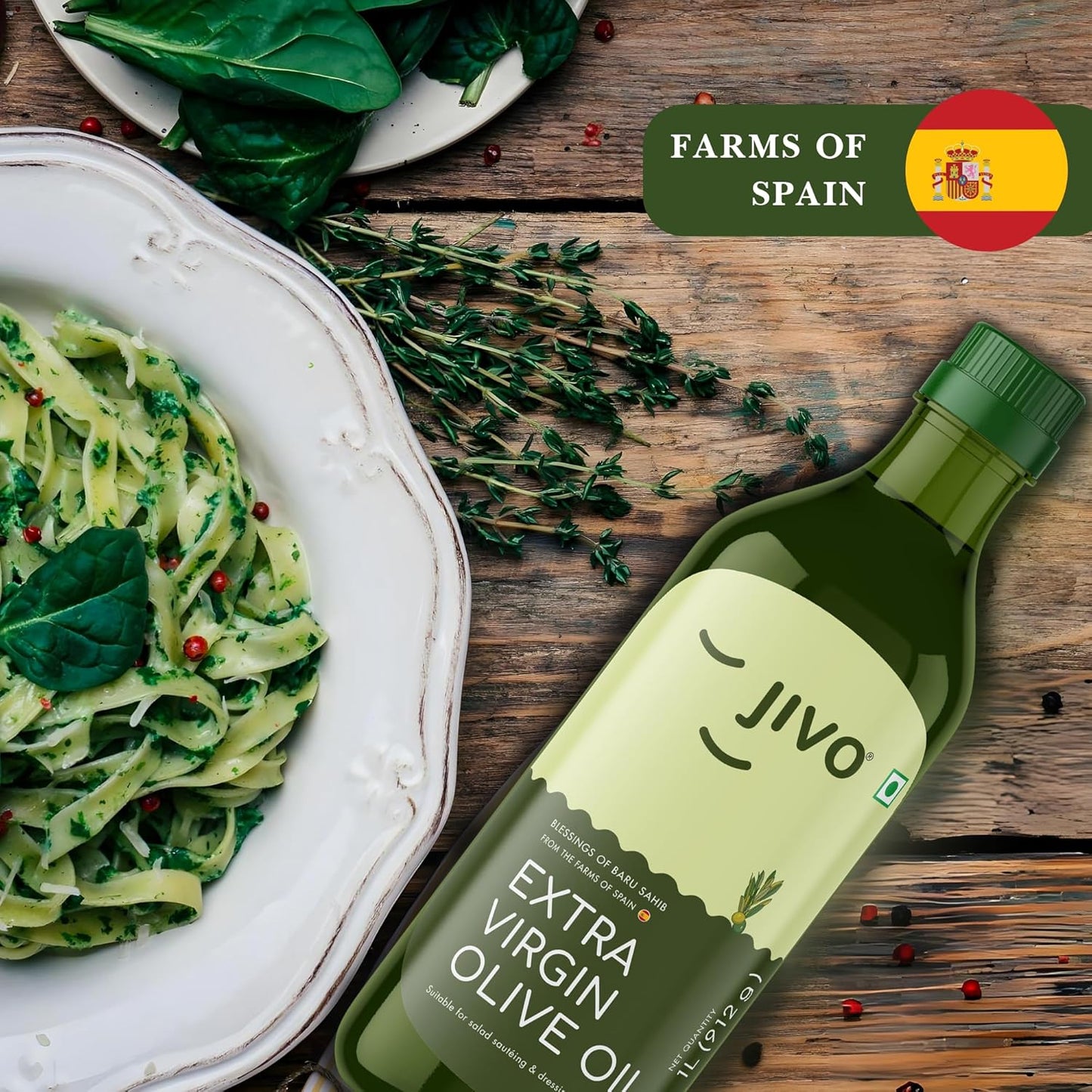 Jivo Extra Virgin Olive Oil - 1Ltr