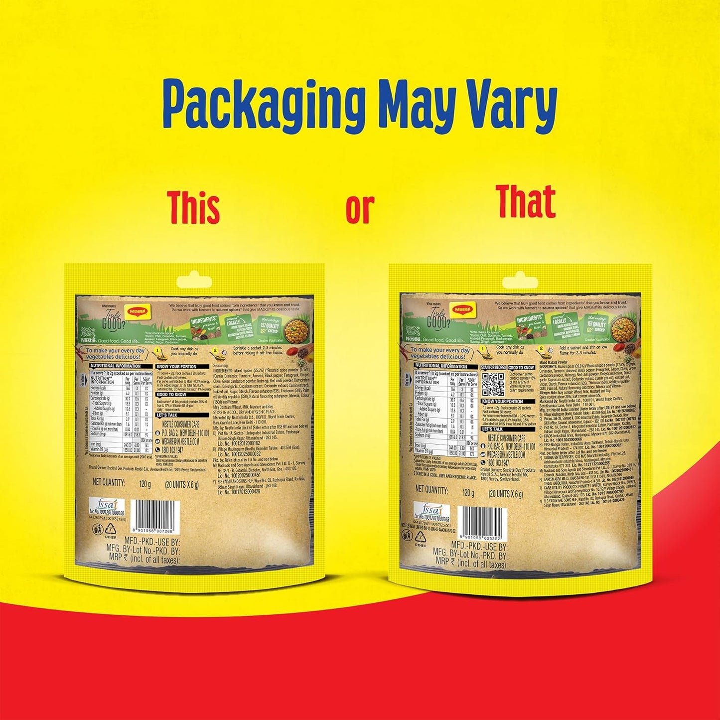 Maggi Masala-Ae-Magic - 6g x 20 Sachets