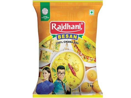 Rajdhani Besan, 100% Pure Chickpea Flour - 1kg