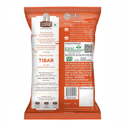 India Gate Basmati Rice Tibar - 1Kg
