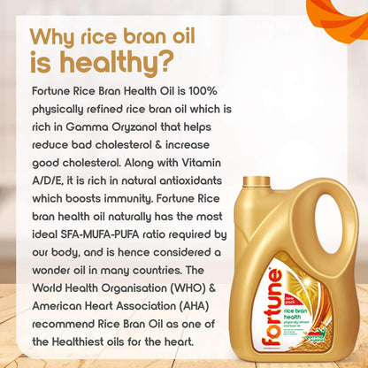 Fortune Rice Bran Oil - 4.35 kg