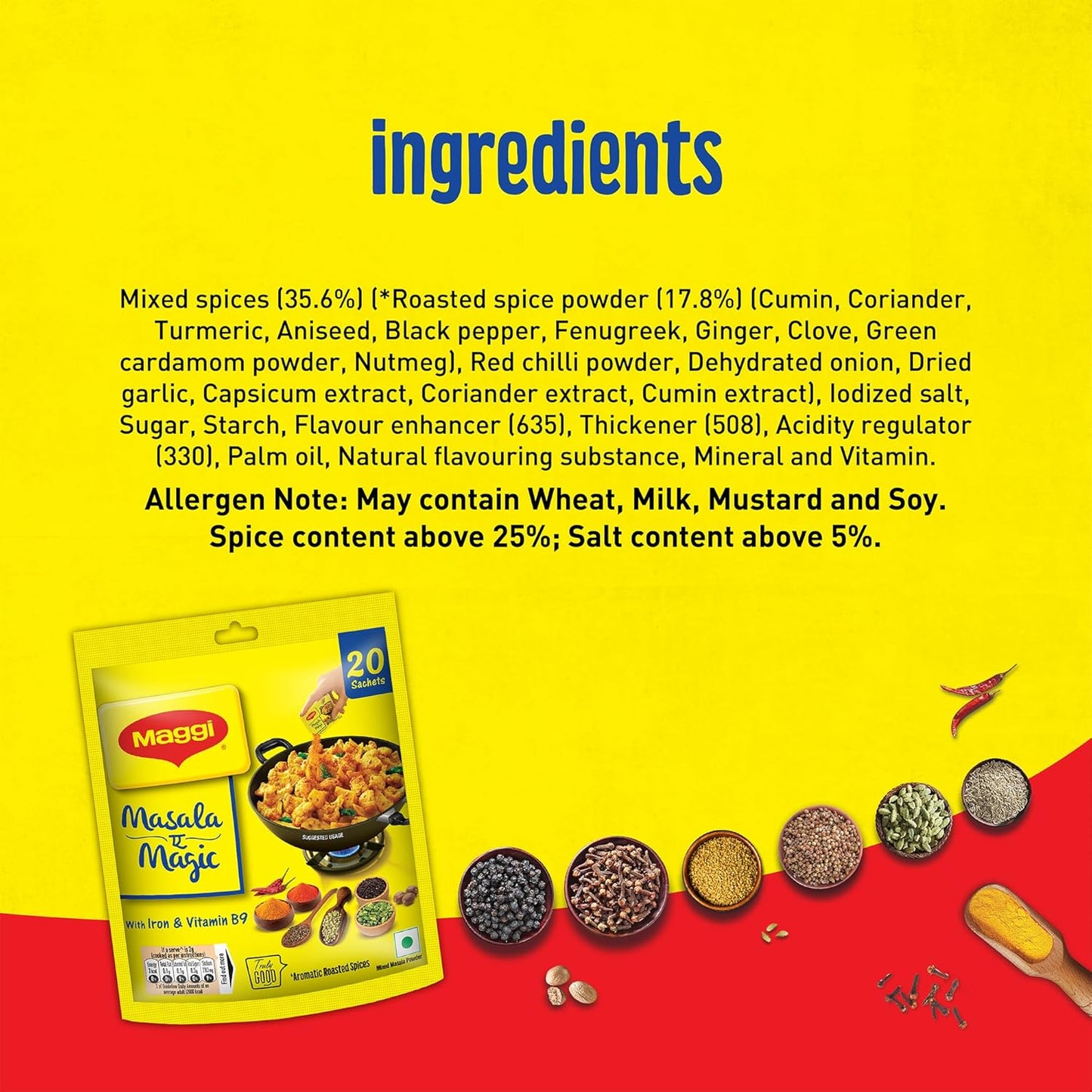Maggi Masala-Ae-Magic - 6g x 20 Sachets