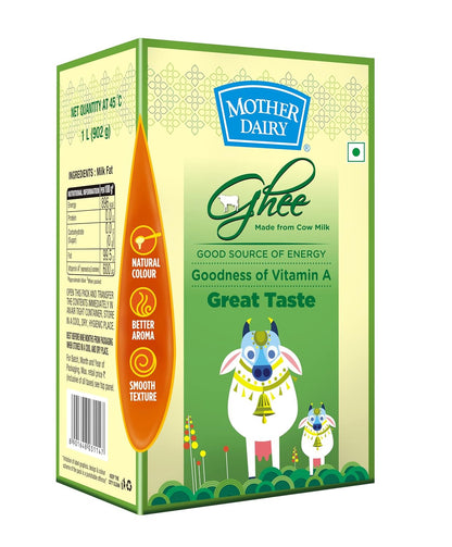 Mother Dairy Cow Ghee - 1Ltr
