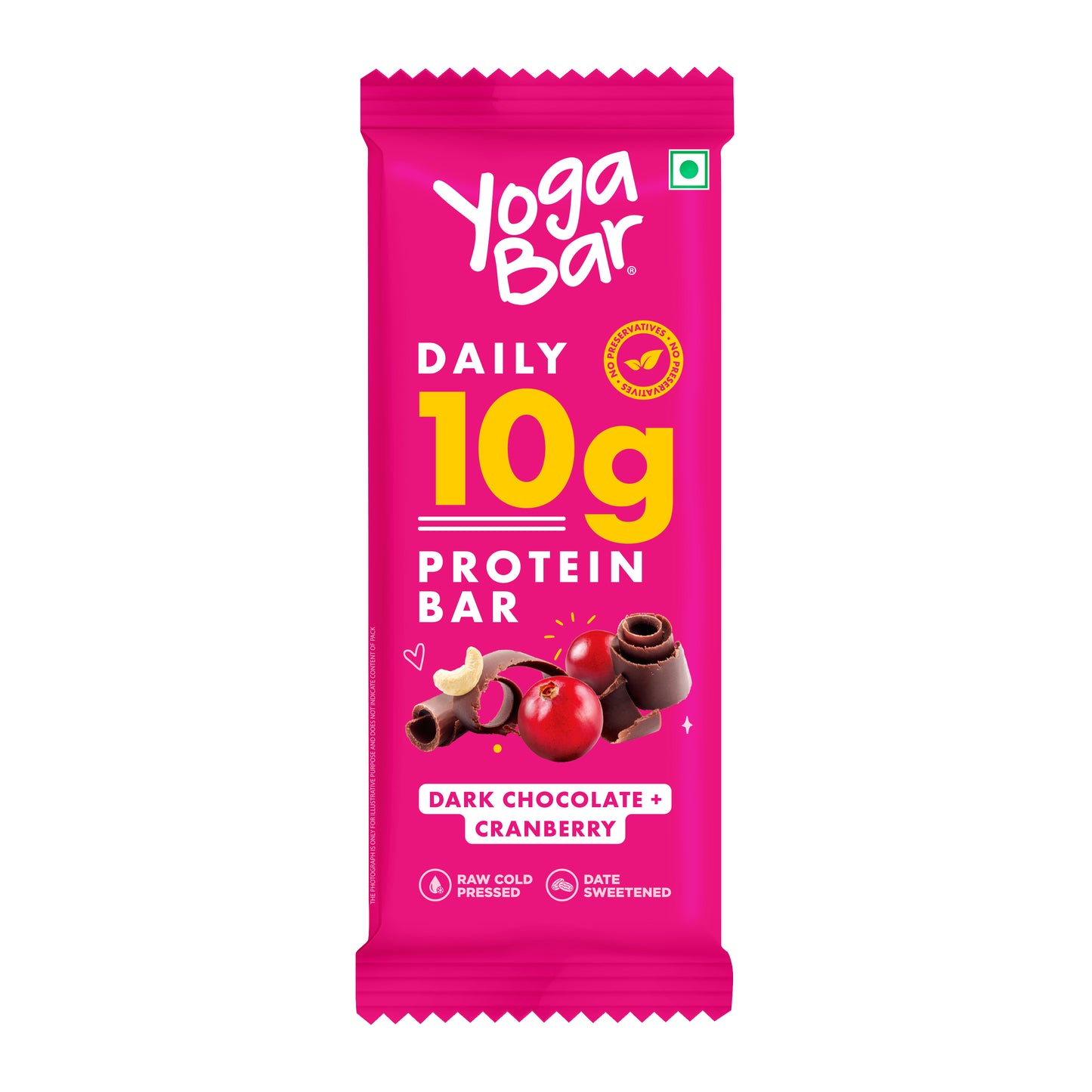 10g Protein Bar - Dark Chocolate & Cranberry - 50g