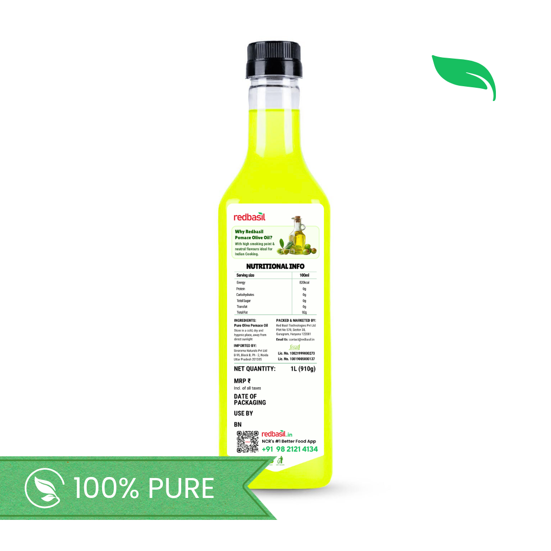 Cold Pressed Pomace Olive Oil, Imported - 1L